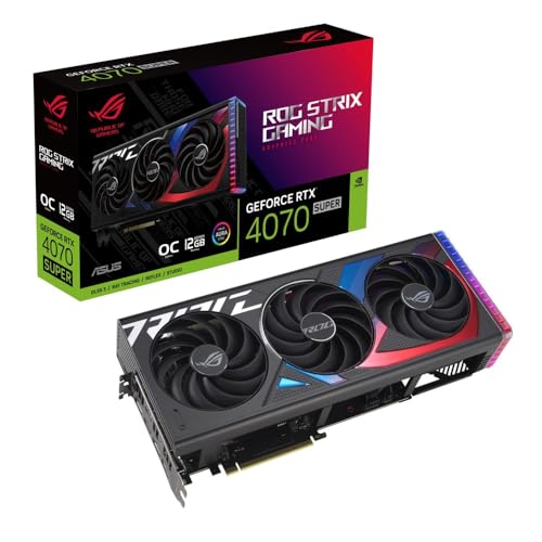 ASUS ROG Strix GeForce RTX 4070 SUPER 搭載 グラフィックボード 12GB GDDR6X OC Ed 送料無料