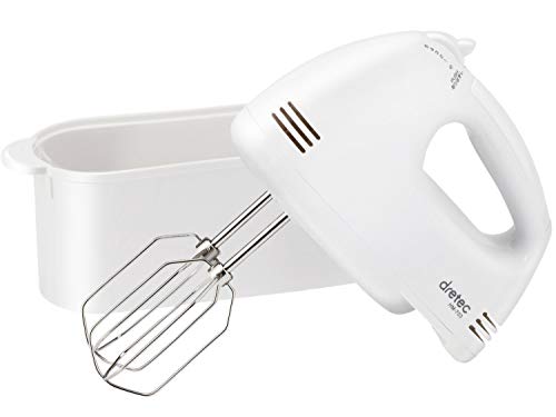 dretec(ドリテック) 740gの軽量で疲れにくいハンドミキサー スピード5段階切替/電源コード、ビーターが..