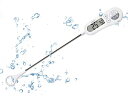 dretec(ドリテック) アラーム付温度計 料理用 デジタル 防滴 O-263WT ホワイト 送料無料