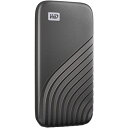 ウエスタンデジタル(Western Digital) WD ポータブルSSD 4TB グレー USB3.2 Gen2 My Passpo 送料無料