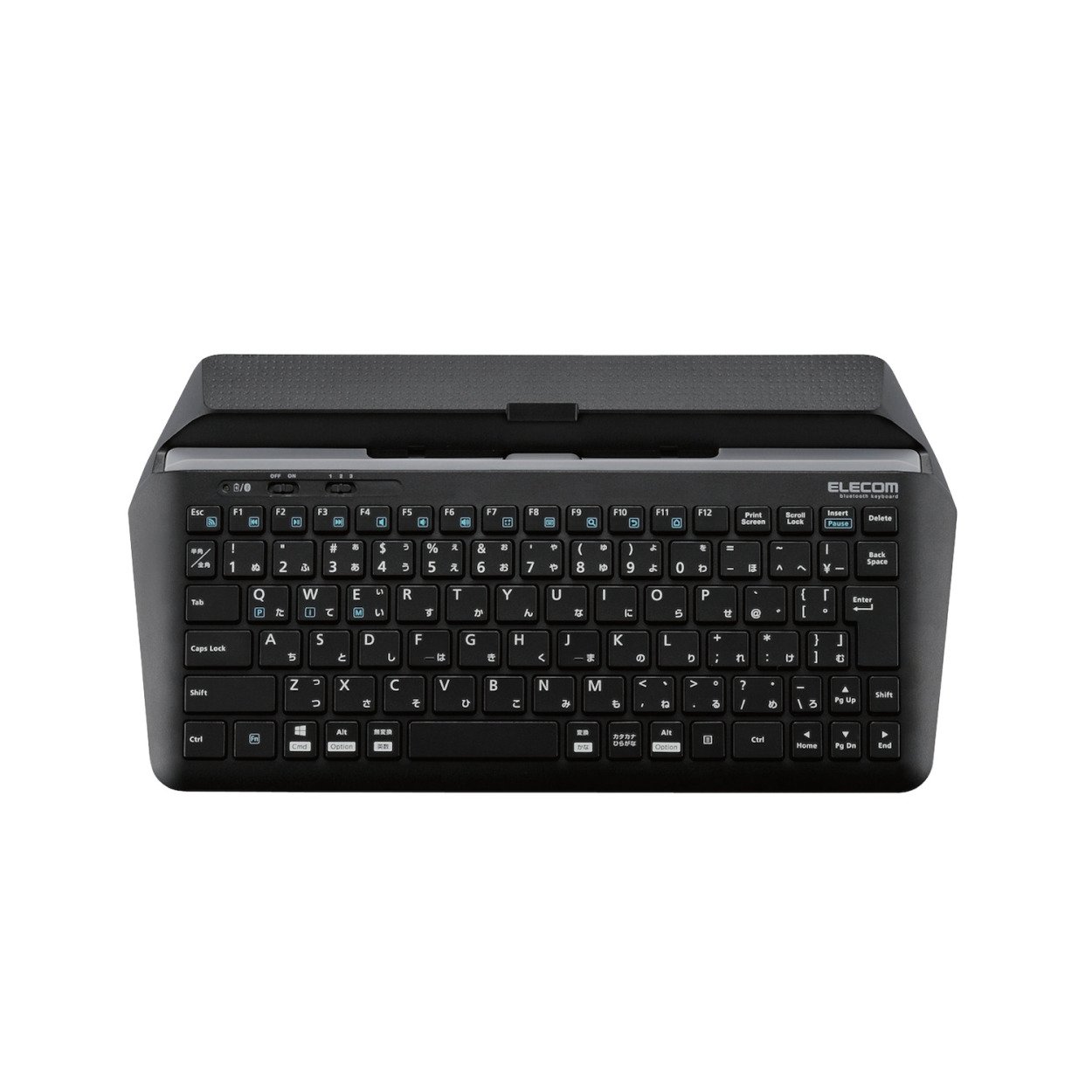 エレコム キーボード Bluetooth マルチデバイス (Windows、Mac、iOS、Android対応) スタンド付 ブラック 送料無料