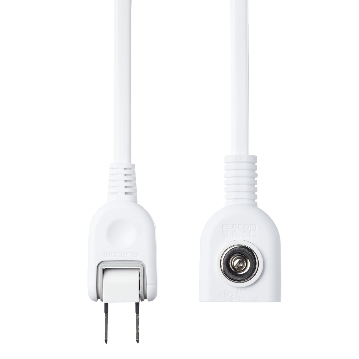 樂天商城 - エレコム 電源タップ 延長コード 5m ほこり防止シャッター付き マグネットタイプ 極性対応 3ピンプラグ接続可能 ホワイト T-X01 送料無料