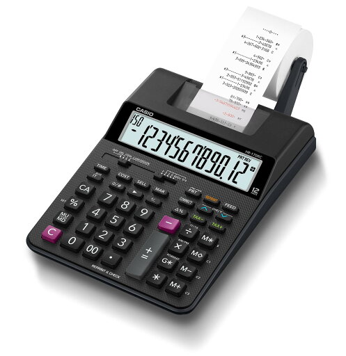 カシオ プリンター電卓 デスクタイプ 12桁 HR-170RC-BK 送料無料 カシオ プリンター電卓 デスクタイプ 12桁 HR-170RC-BK 送料無料
