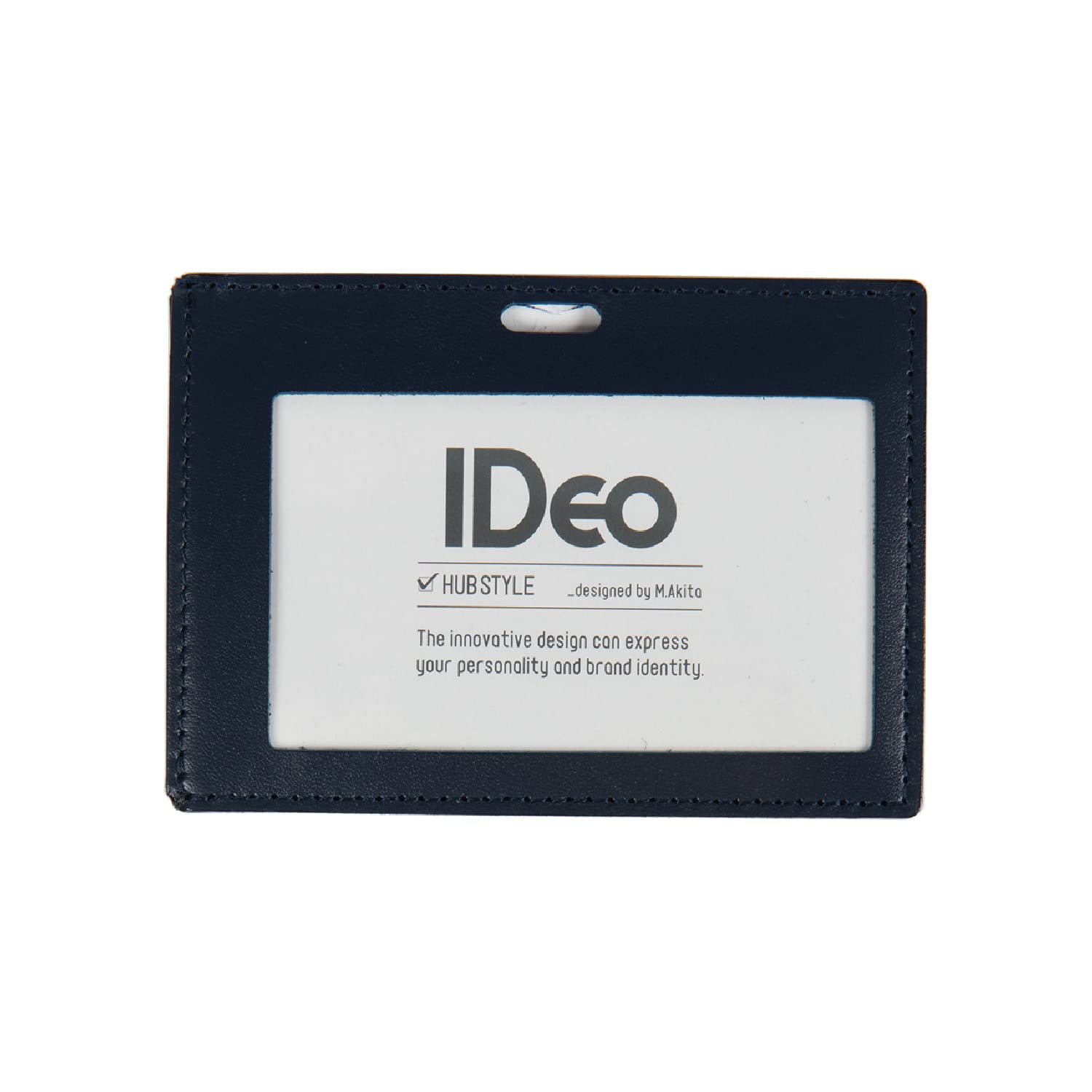ヨコ型ネイビー/横型/NM-CK195DB・Color:ネイビーSize:横型Style:ヨコ型・パッケージ個数:1・【寸法】 106×76×3mm・【仕様】 名刺、IDカード用/ヨコ型・【材質】 ケース/牛革、中仕切り/PA、透明窓/PET・【色】 紺・【カード寸法】 56×91mm説明 商品紹介 ●ショップなどでの使用にも最適な本革製のネームカードケースです。 ●Wポケットなので、名刺、カードが2枚収容できます。 原材料・成分 ケース:牛革、中仕切り:PA、透明窓:PET 安全警告 ※名刺・カードは2枚収容可能できます。(Wポケット)※オモテ面・中仕切り・ウラ面の3層構造になっています。※オモテ面のみ透明窓になっています。