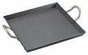 キャプテンスタッグ バーベキュー用 鉄板 カセットコンロ用グリドル ファイバーライン M-6691M-6691 送料無料