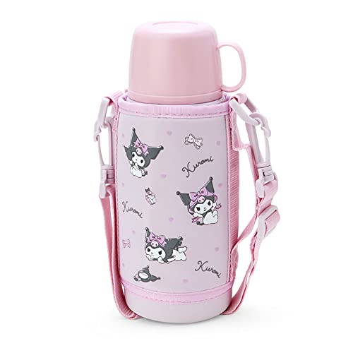 ポーチ付き2WAYステンレスボトルクロミ/620 ml/744671・Color:クロミSize:620 mlStyle:ポーチ付き2WAYステンレスボトル・本体サイズ:約8×8×22.5cm容量:約620ml(コップ・中せん使用時)、約670ml(キャップユニット使用時)。主な材料・原料:SUS304、PP、ポリエステル・コップ飲みタイプ(保温・保冷両用)とダイレクト飲みタイプ(保冷専用)の2WAYタイプ。氷が入る口径。ショルダーヒモが付いたポーチ付き。名前スペース付き。食器洗浄機・食器乾燥機使用不可。・(C)2005 2022 SANRIO CO. LTD.(P)・容量: 620.0 milliliters商品紹介 いつでもどこでも、お気に入りのドリンクを楽しめる水筒。オールシーズン大活躍間違いなしな保温保冷タイプ。コップでもダイレクトでも飲めて便利な2WAY。 安全警告 ステンレスボトル使用上の注意