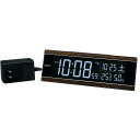 セイコークロック(Seiko Clock) 置き時計 目覚まし時計 電波 デジタル 交流式 カラー液晶 シリーズC3 03:茶木目 本体 送料無料
