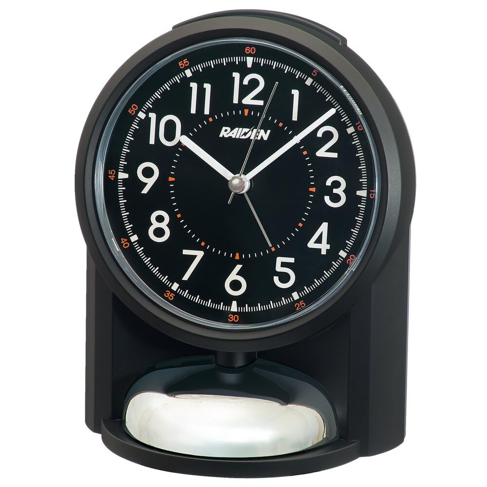 樂天商城 - セイコークロック(Seiko Clock) 目覚まし時計 置き時計 アナログ 大音量 黒 PYXIS ピクシス RAIDEN ライデン 送料無料