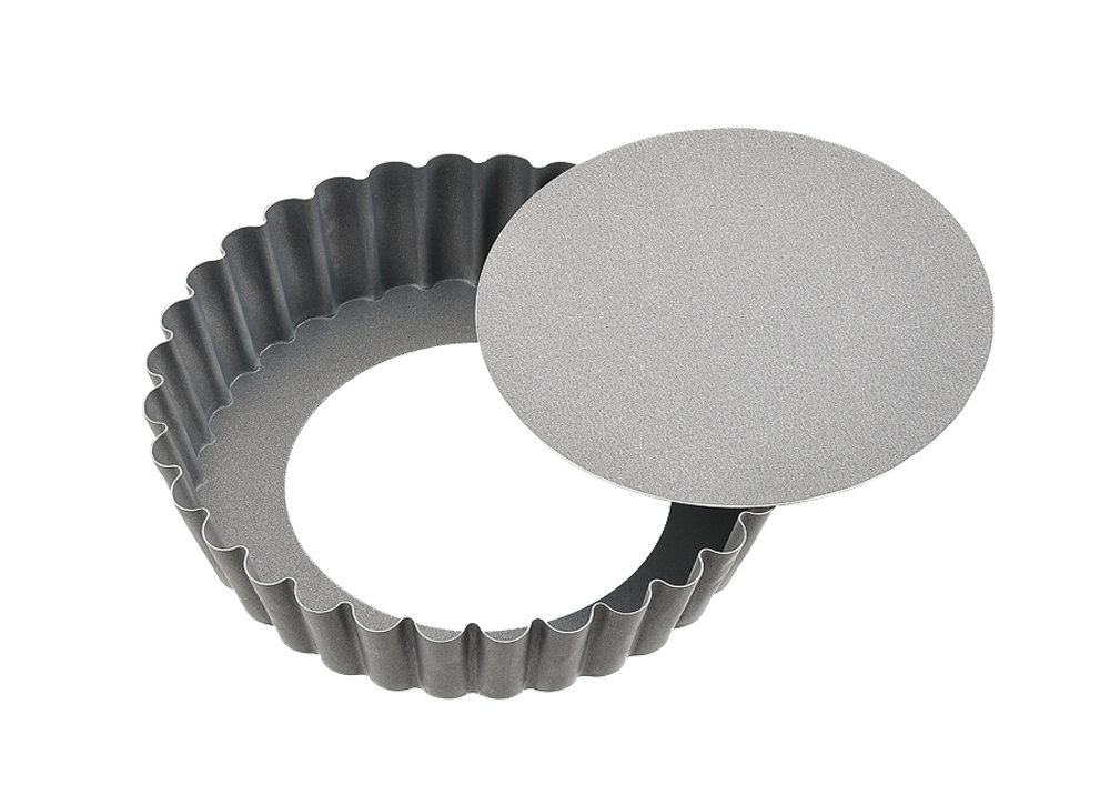 タイガークラウン タルト型 グレー 178×38mm Albrid セパトタルト型 深180 アルミ フッ素2コート 底取れ式 5271 送料無料