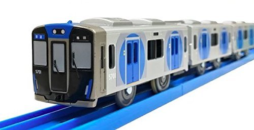 ジェットシルバー/-/-・阪神5700系電車オリジナルプラレール:3両1編成・販売店限定プラレール・レールは別売りですジェット・シルバー5700の愛称で親しまれている阪神5700系電車（はんしん5700けいでんしゃ）がプラレールになりました。