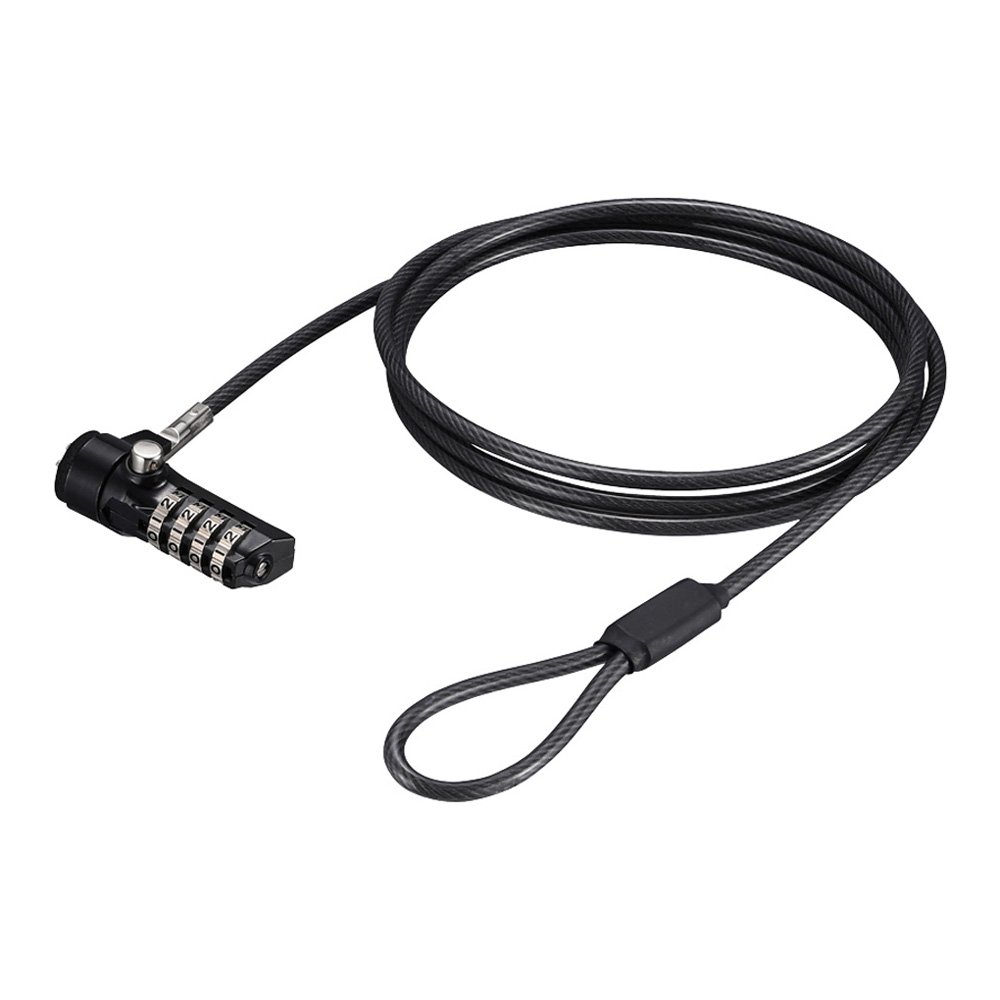 バッファロー BUFFALO ダイヤル式ワイヤーロック BSL07D ブラック 送料無料