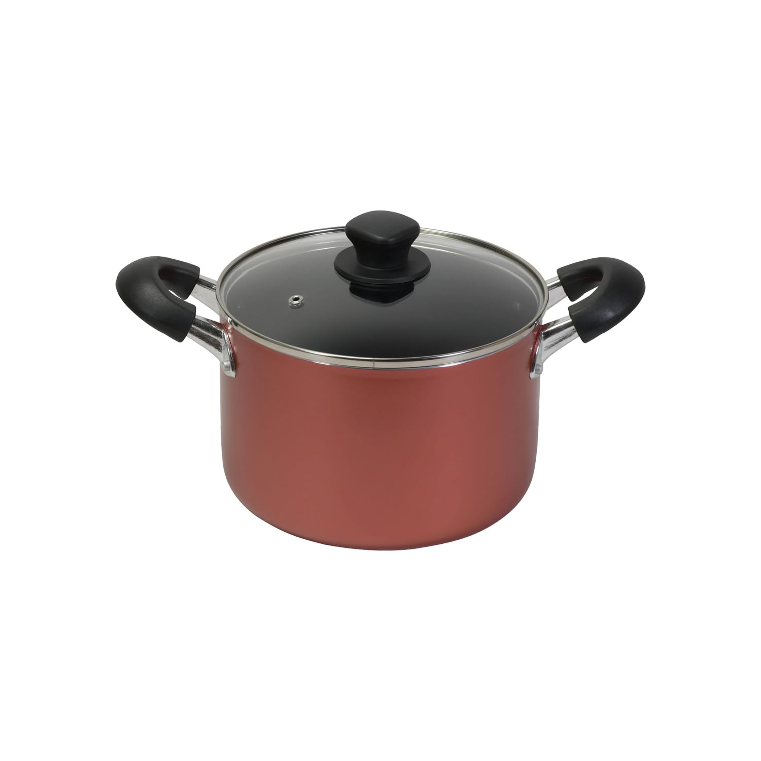 パール金属 鍋 両手鍋 寸胴鍋 20cm 深型 ガラス蓋付 IH対応 ふっ素加工 パスタ カレー 煮込 旨味 HB-6970 送料無料