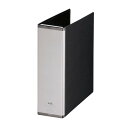 ライオン事務器 マガジン ファイル A4S MF-73WCBK ブラック 送料無料
