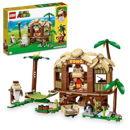 레고(LEGO) 슈퍼 마리오 돈키콩의 트리하우스 선물 71424 장난감 블록 생일 선물 모험 남자의 무료우송