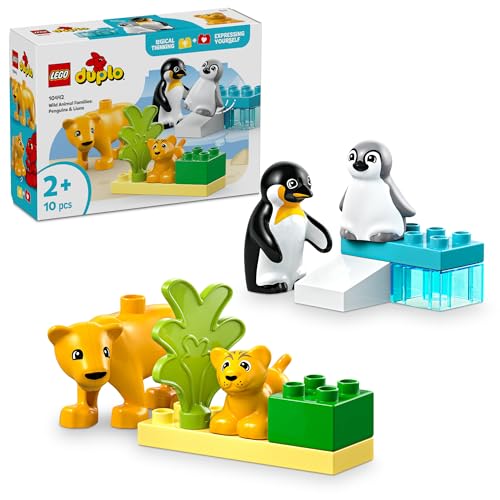樂天商城 - レゴ(LEGO) デュプロ デュプロのまち どうぶつのかぞく：ペンギンとライオン おもちゃ 玩具 誕生日 プレゼント ブロック 知育男の 送料無料