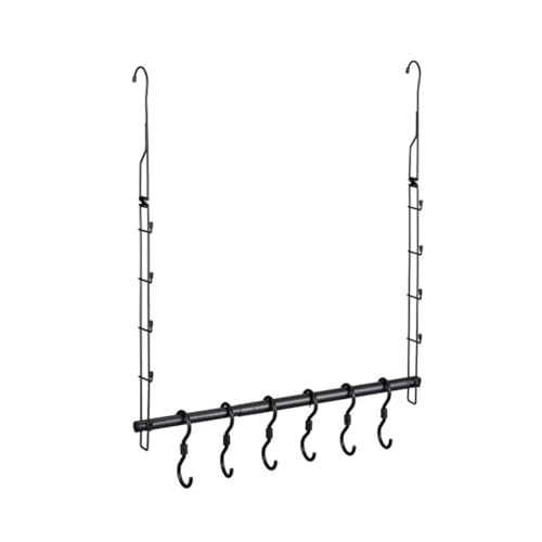 Belca(ベルカ) ブランコハンガー クローゼット吊り下げ鞄ハンガー 伸縮タイプ 幅49〜79×奥行6.5×高さ74..
