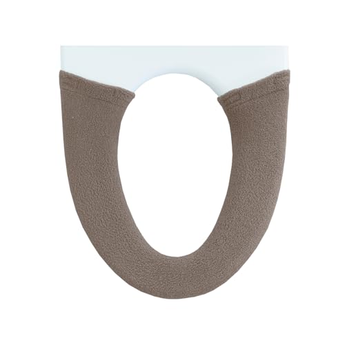 オカ(OKA) コクーン トイレ便座カバー 洗浄・暖房型専用タイプ ブラウン (洗浄 暖房 洗える ニット あ..