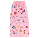 丸眞 100cm丈 巻きタオル SUN HEART サマーアイコン 制菌加工 紫外線遮蔽加工 女の子 0625020600 送料無料