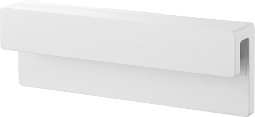 山崎実業(Yamazaki) フィルムフック 差し込み式 歯ブラシ ＆ チューブホルダー W18 ホワイト 本体：W18×D2.8×H6 送料無料