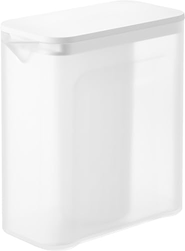 山崎実業(Yamazaki) 棚に入れられる 冷水筒 1L ホワイト W8.2×D16.7×H16cm タワー tower 食洗機対応 送料無料