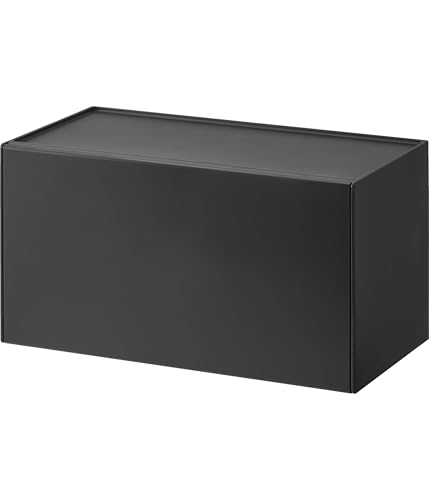 山崎実業(Yamazaki) フィルムフック ペーパータオル ディスペンサー ブラック 本体：W26×D13.6×H13.6cm..