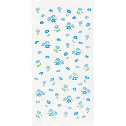 林(Hayashi) バスタオル 約60×120cm ガーゼワッフル ソヨソヨ ネモフィラ BO503100 送料無料