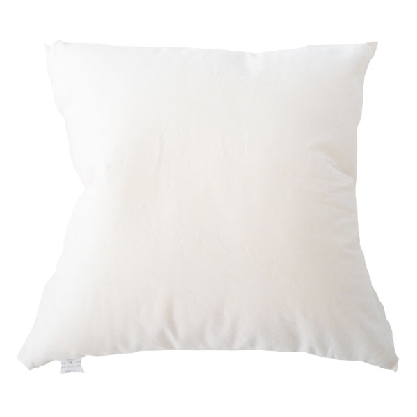 ヌードクッション（中材） 圧縮45cmクッションカバー用 ポリエステル綿100％ 約45cm×45cm 日本製　ヌードクッション 45cm