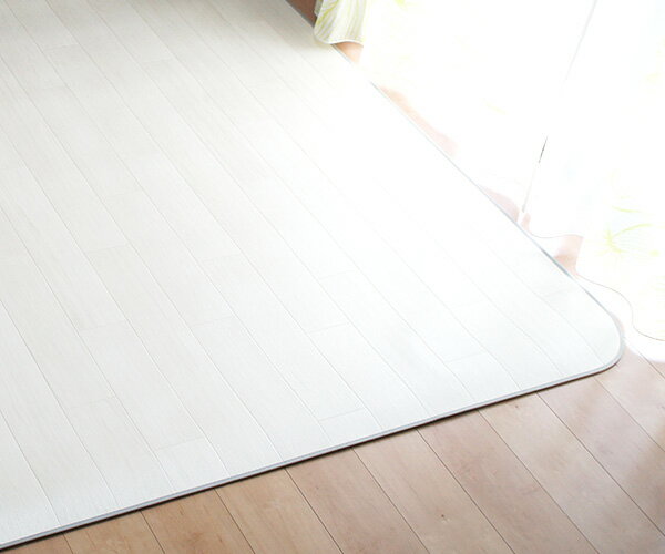 （受注生産）ダイニングラグ 撥水 木目調 5色 182cm×380cm 日本製 クッションフロア はっ水 デスクマット ラグ ダイニングマット キッチン 北欧 おしゃれ 拭ける おしゃれ 抗菌 防カビ カーペット