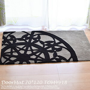 玄関マット TOM4918 70cm×120cm 東リ 玄関マット 室内 おしゃれ かわいい 玄関マット モダン 北欧 洗える 高級感 風水 玄関マット 北 大きい