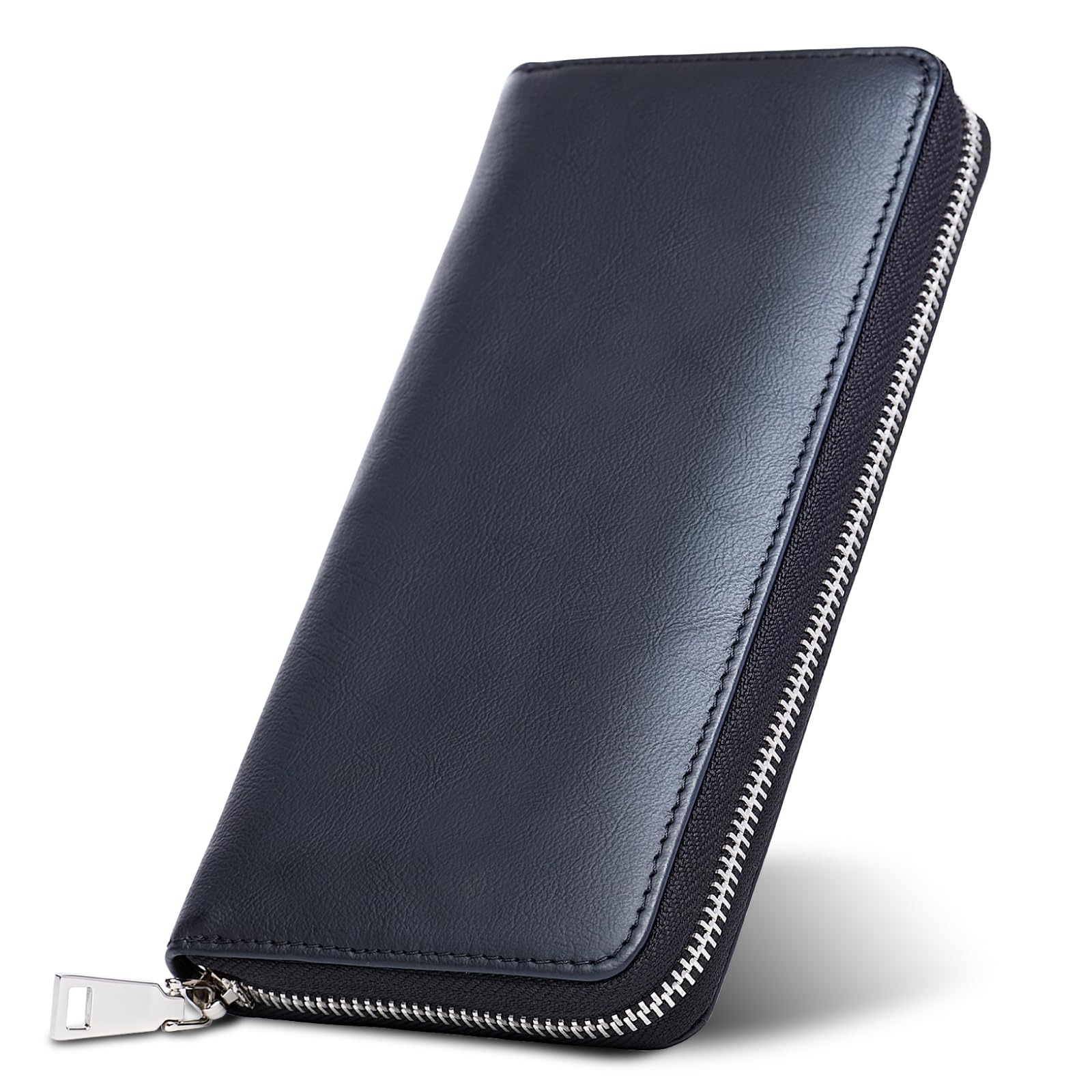 財布 メンズ 長財布 本革 【至高の日本製】 国産牛 紳士用 牛革 さいふ プレゼント 父の日 (ブラック)