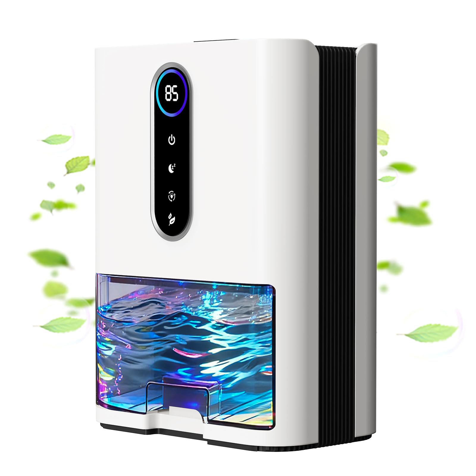 Dehumidifier - 小型除湿機 除湿器 兼空気清浄機 静音 省エネ 2L大容量 満水自動停止 1L/日除湿量 強力除湿 パワフル除湿 睡眠モード