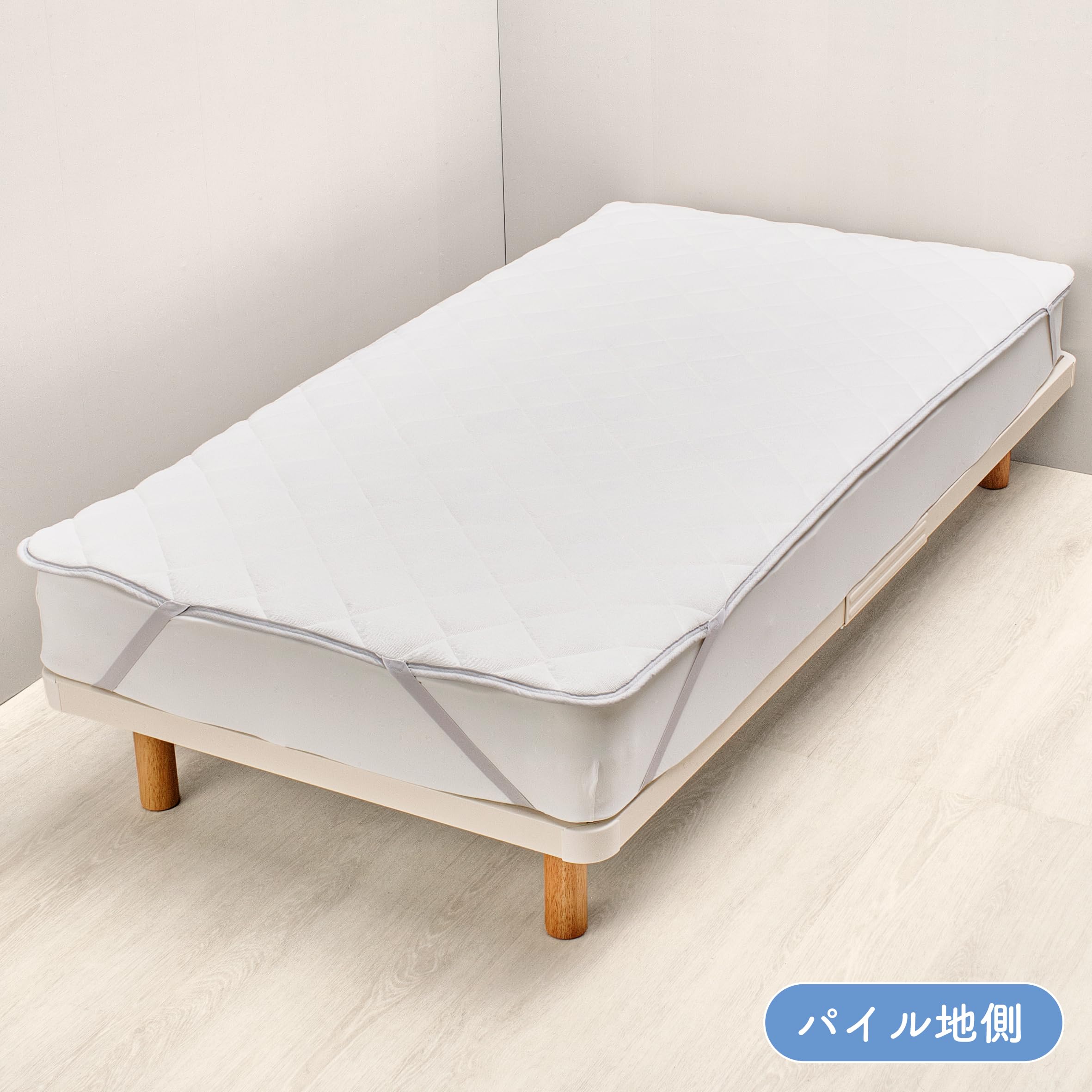 スヌーピー リバーシブルひんやり敷きパッド シングル 洗える 大人かわいい シンプル クール素材 グレー CM05600602 PN5601BD [3]