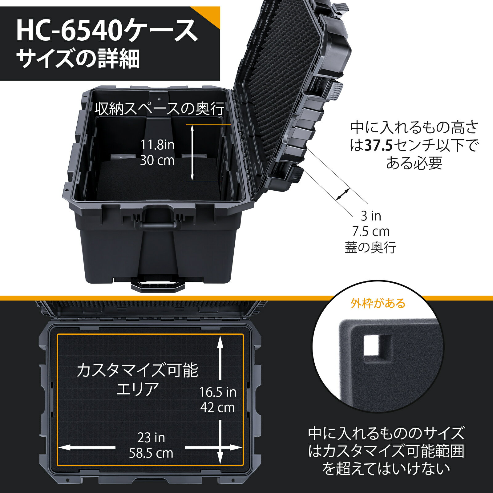 Lykus HC-6540 �����դ� �ɿ��ɿ� �ץ��ƥ����������� ����꡼���󥱡��� ���㥹�����դ� �ʻҾ����åȥ��ݥ���¢ ����: 65x48x38 cm ����� �ץ��������� �ɥ����� ���󥫥� ��� Ŭ�� �Ѿ׷� ̩���� SGSǧ�� IP67��