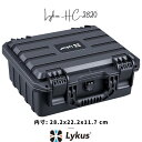 Lykus HC-2820 防水防塵 プロテクターケース 格子状カットスポンジ内蔵 内寸:28.2x22.2x11.7cm ミラーレス カメラ プロジェクター パソコン ピストル ドローン レンズ タブレット インカム 適用 耐衝撃 密閉性 SGS認証 IP67級
