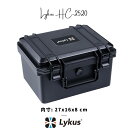 Lykus HC-2520 防水防塵 プロテクターケース 格子状カットスポンジ内蔵 内寸:25x19x15.5cm ピストル ドローン ミラーレスカメラ アクションカメラ スマホ タブレット アイフォン インカム 適用 耐衝撃 密閉性 SGS認証 IP67級