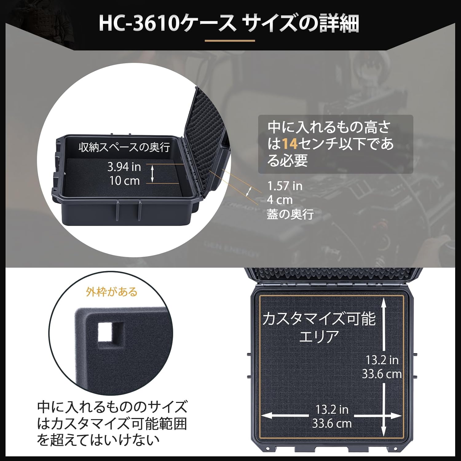 【マラソン限定 最大2千円OFFクーポン P倍増】Lykus HC-3610 防水防塵 プロテクタ...