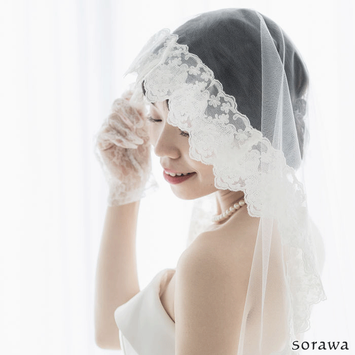 ブライダル アクセサリー ウェディング パーティー 結婚式 花嫁 婦 小物 ン 花嫁 ベール 白 ソフト ガーゼ ショート ベール スタジオ 写真 頭飾り
