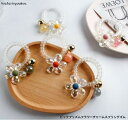 ビッグプリズムチャームスプリングゴム 送料無料 可愛い 大人っぽい レディース ヘアアクセサリー かわいい おしゃれ プレゼント ビーチ 防水 プールサイド ビーズ たくさん プラスチック ヘアアレンジ ヘアアクセ キュート
