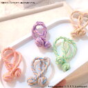 5色セットパステルカラー組みひも風ヘアゴム 新発売セール 大人 かわいい ヘアアレンジ ヘアアクセ レディース プレゼント
