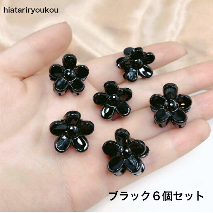 フラワーデザインミニミニバンスクリップ6個セッ...の紹介画像3
