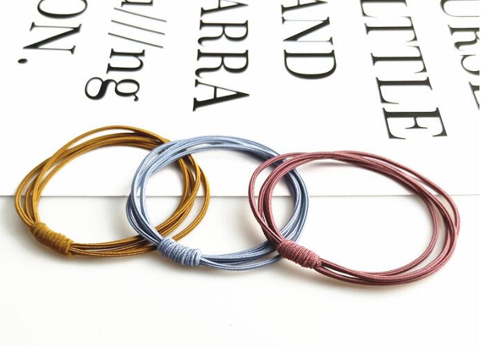 細ゴム4連シンプルヘアゴム　新色追加 可愛い 大人っぽい レディース ヘアアクセサリー かわいい おしゃれ プレゼント　30代　40代　50代　丈夫　普段使い　オフィス