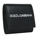 ドルチェ&ガッバーナ ドルチェ&ガッバーナ コインケース 小銭入れ DOLCE＆GABBANA BP2521 AA062 HN143 カーフスキン プリントロゴ NERO ブラック メンズ【ギフト ラッピング無料】【楽ギフ_包装】【新品 新作 未使用 正規品】