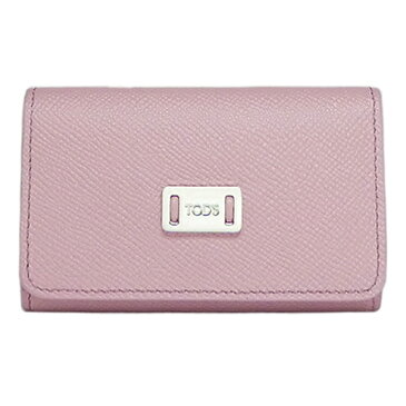 【ギフト ラッピング無料】TOD'S トッズ 6連 キーケース 取り外し可能で便利なキーリング付き LEATHER KEY HOLDER ANGEL/RED DAHLIA エンジェルピンク/ダリアレッド XAWDSRG1600 TBB 3Z99 レディース 【楽ギフ_包装】【新品 未使用 正規品】