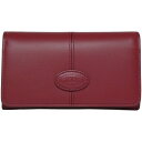 TOD'S トッズ tods レザー ウォレット 三つ折り 財布 XAWDBBB3300RIIR610 GRANATO ROSSO ダークレッド レディース コンパクト【ギフト ラッピング無料】【楽ギフ_包装】【新品 新作 未使用 正規品】