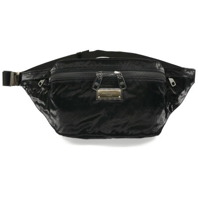 ドルチェ&ガッバーナ DOLCE&GABBANA シチリア DNA ブラック ウエストポーチ ナイロン ロゴプレート BM1956AO24380999 ドルガバ ボディーバッグ ウェストバッグ メンズ 【ギフト ラッピング無料】【楽ギフ_包装】【新品 新作 未使用 正規品】