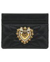 ドルチェ＆ガッバーナ DOLCE&GABBANA DEVOTION カードホルダー BI0330AV96780999 ドルガバ クレジットカードケース NERO ブラック レディース 【新品 新作 未使用 正規品】