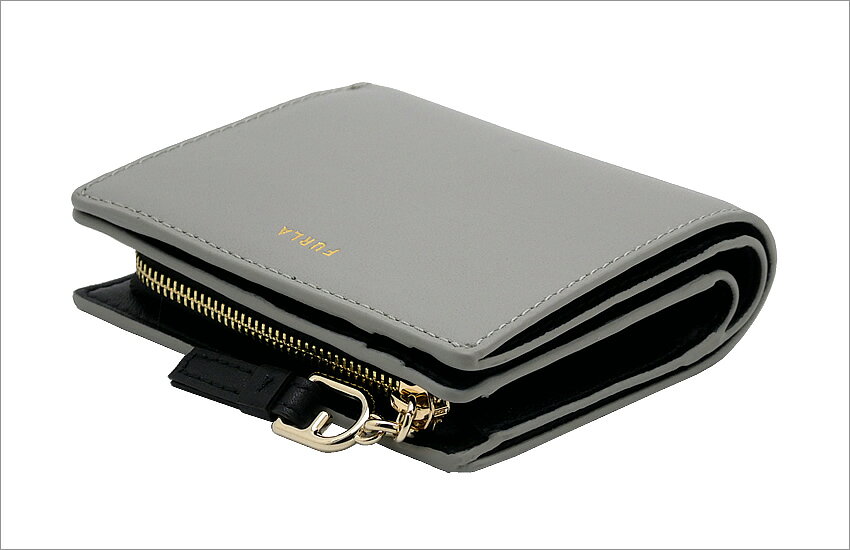 フルラ Furla Nuvola コンパクト財布 S CENERE+NERO+SOIL グレー WP00451_BX2725_1...