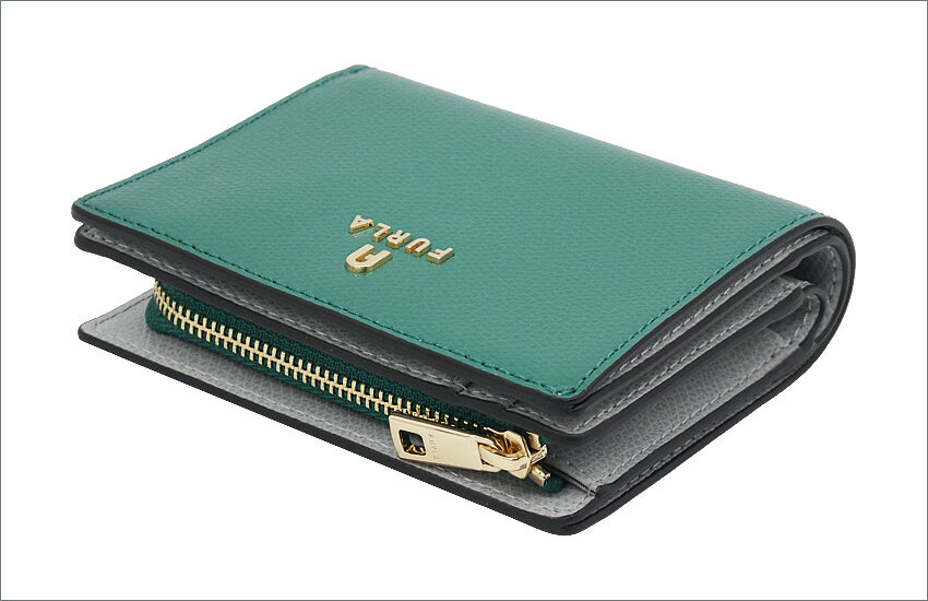 【2025年秋冬 新作】 フルラ Furla Camelia コンパクト財布 S JADE+COLOR CRISTALL...