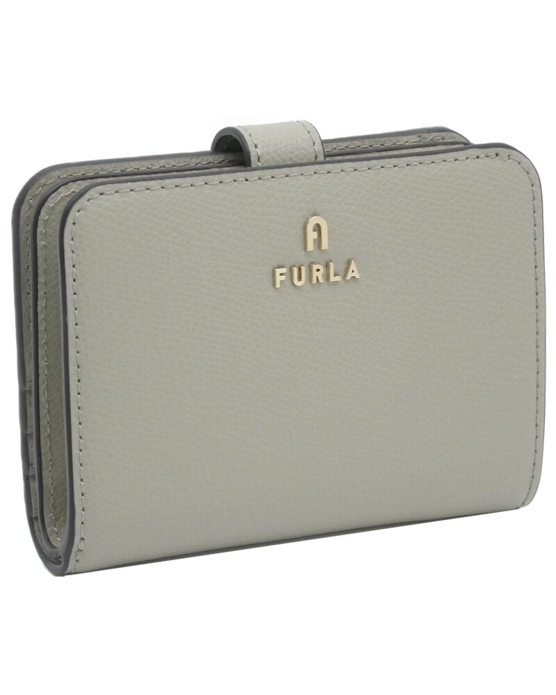 フルラ FURLA CAMELIA コンパクト財布 S MARMO c グレー系 WP00315_ARE000_1007_M7Y00 カメリア 2つ折りウォレット Sサイズ レディース 【新品 新作 未使用 正規品】