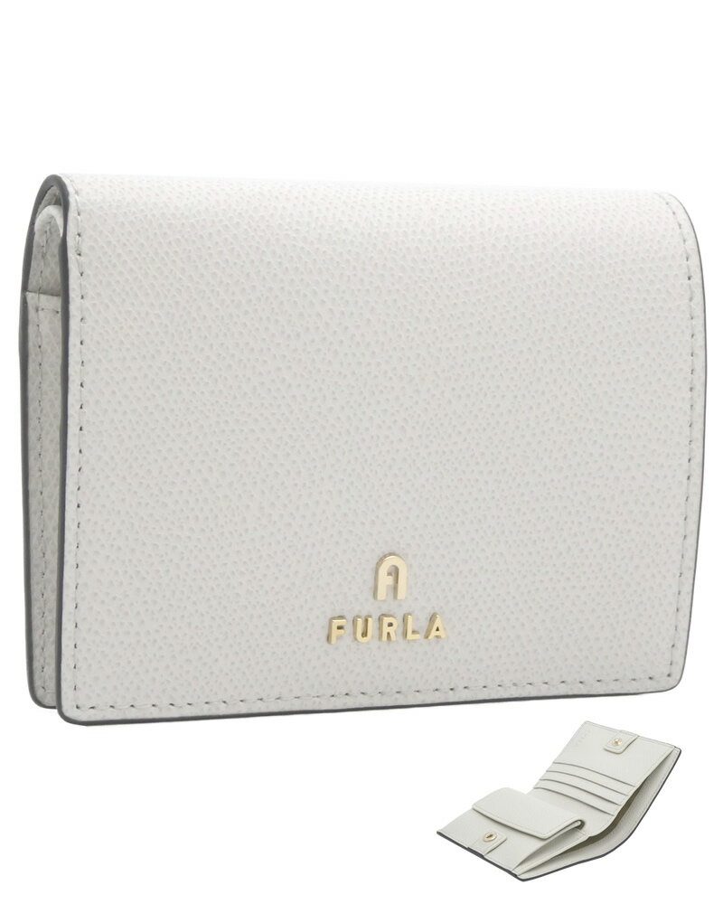 【2024年春夏新作】 フルラ Furla Camelia 2つ折りウォレット S MARSHMALLOW オフホワイト WP00304_ARE000_1007_1704S カメリア 二つ折りコンパクト財布 S レディース 【新品 新作 未使用 正規品】